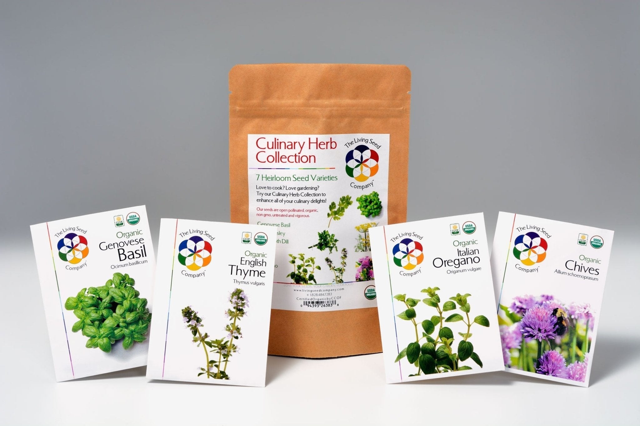 thyme garden seed company Organic Culinary Garden Collection