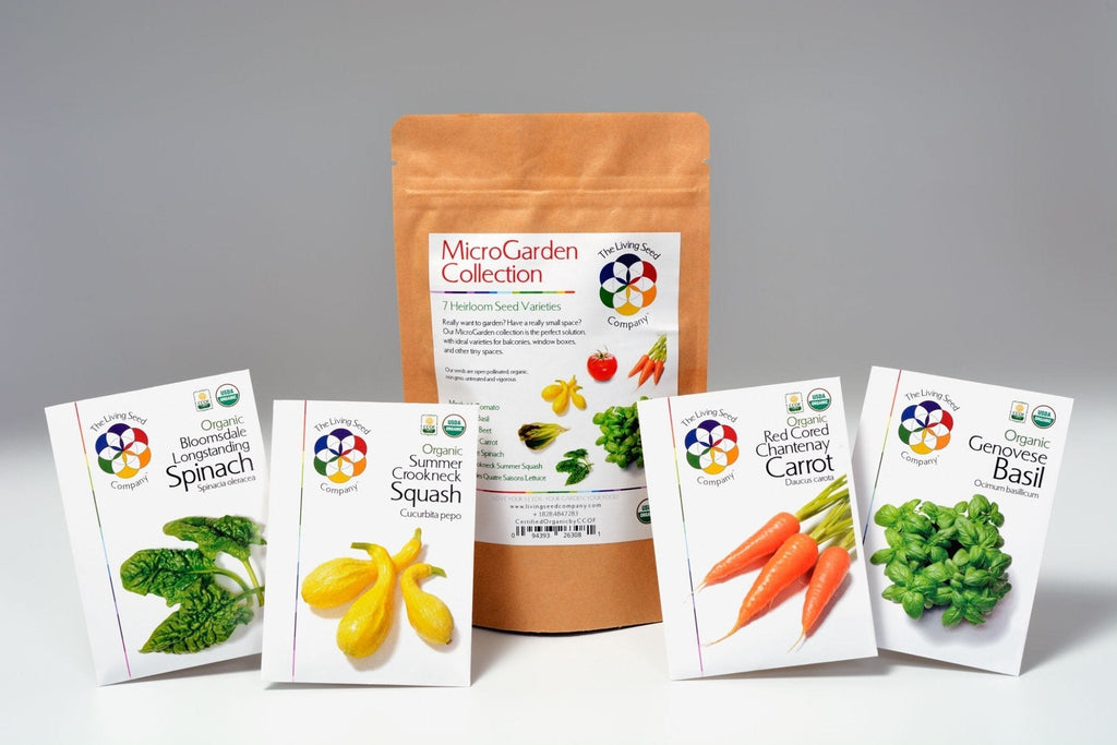 garden organic seeds Organic Micro Garden Seed Collection