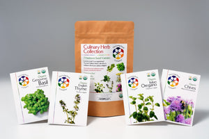 Organic Culinary Garden Collection - 7 Variety - The Living Seed Company LLC
