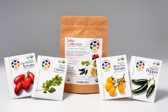 Organic Salsa Garden Collection - The Living Seed Company LLC